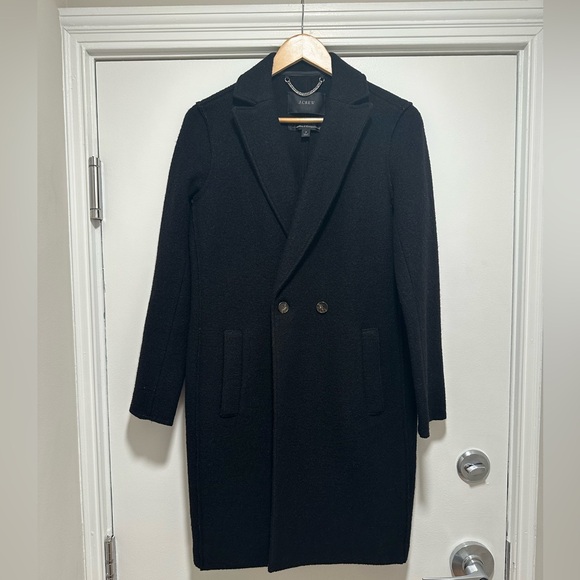 J. Crew Jackets & Blazers - J. Crew Daphne Topcoat Boiled Wool